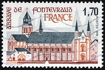 Image showing Fontevraud Abbey Stamp