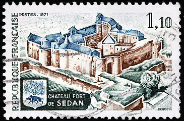 Image showing Sedan Castle Stamp