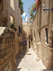 Image showing The street of Old Jaffa, Israel