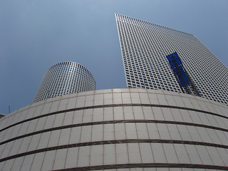 Image showing Azrieli towers, Tel Aviv, Israel