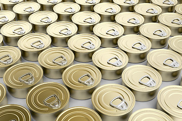 Image showing Tin cans