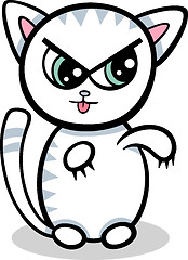 Image showing cartoon kawaii kitten illustration