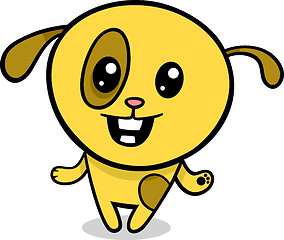 Image showing cartoon kawaii puppy illustration