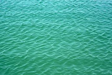 Image showing Turquoise seawater surface