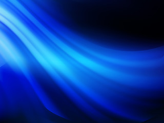 Image showing Blue smooth twist light lines background. EPS 10