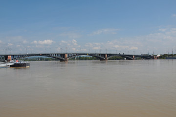 Image showing Rhine river in Mainz