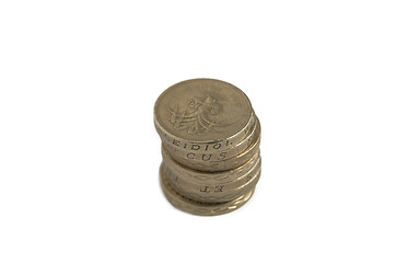 Image showing British Pound Coins