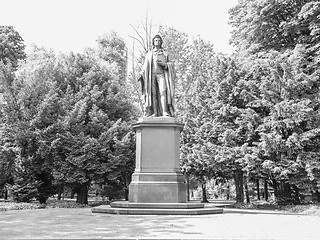 Image showing Schiller statue in Frankfurt