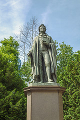 Image showing Schiller statue in Frankfurt