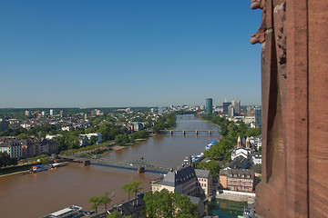 Image showing Aerial view of Frankfurt