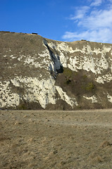 Image showing Cliffs and sky