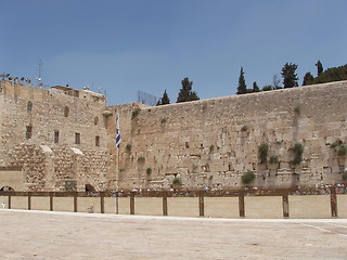 Image showing The Western Wall, Jurasalem, Israel