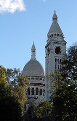 Image showing Basilique of Sacre Coeur, Montmartre, Paris