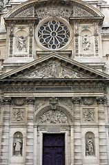 Image showing Portal of the Church Saint Etienne du Mont, Paris
