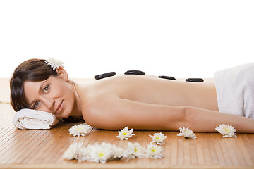 Image showing Girl on a Spa