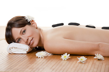 Image showing Girl on a Spa