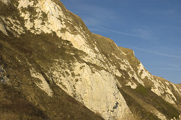 Image showing Cliffs and sky