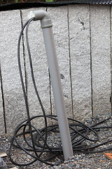 Image showing Installing electrical cables