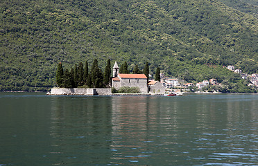 Image showing Church of St George, Perast, Bay of Kotor, Montenegro