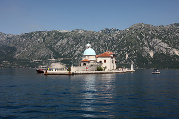 Image showing Church of Our Lady of the Rocks, Perast, Montenegro