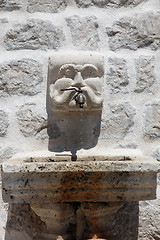 Image showing Fragment of Our Lady of the Rock church in Perast, Montenegro