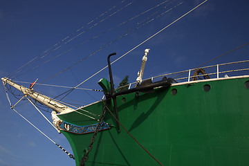 Image showing Bowsprit on a tall ship