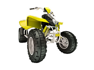 Image showing Quad bike isolated