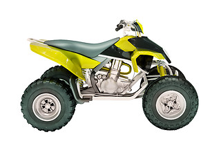 Image showing Quad bike isolated