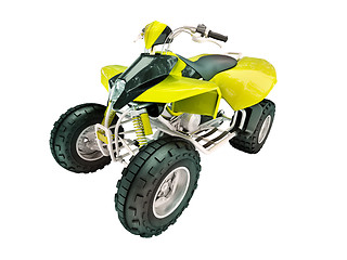 Image showing Quad bike isolated