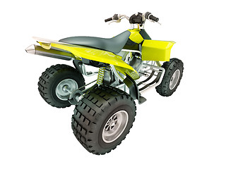 Image showing Quad bike isolated