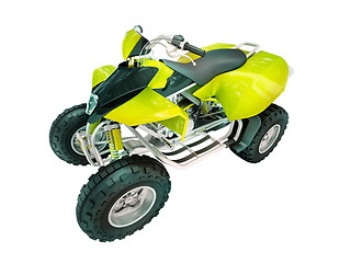 Image showing Quad bike isolated