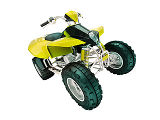 Image showing Quad bike isolated