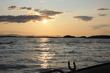 Image showing Meløyvær by night