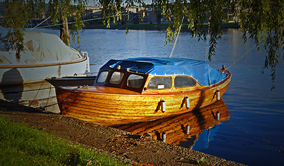 Image showing Traditional Norwegian pine cruiser