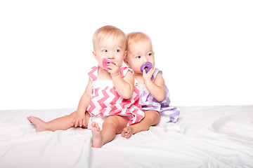 Image showing Pacifier twins