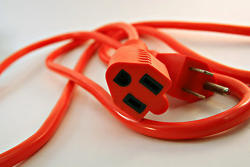 Image showing Orange Electrical Cord