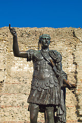 Image showing Emperor Trajan Statue