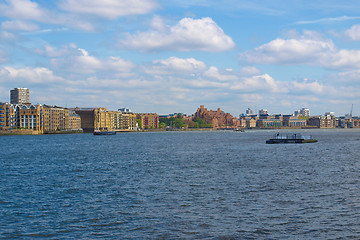 Image showing London docks