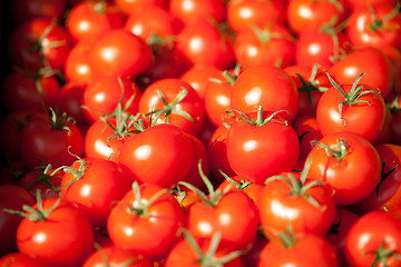 Image showing fresh red tomatoes on market