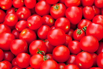 Image showing fresh red tomatoes on market