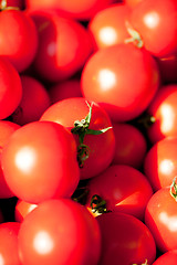 Image showing fresh red tomatoes on market