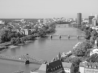 Image showing Aerial view of Frankfurt