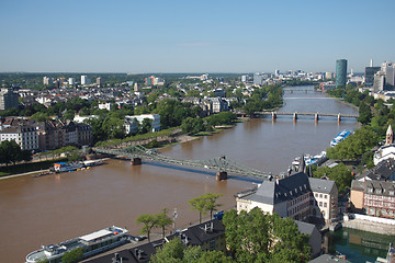 Image showing Aerial view of Frankfurt