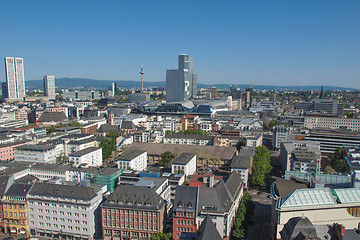 Image showing Aerial view of Frankfurt