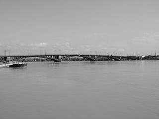 Image showing Rhine river in Mainz