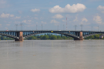 Image showing Rhine river in Mainz