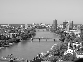 Image showing Aerial view of Frankfurt