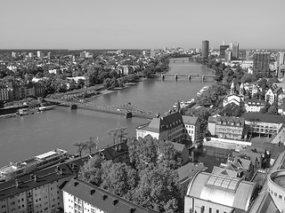 Image showing Aerial view of Frankfurt