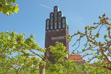 Image showing Wedding Tower in Darmstadt