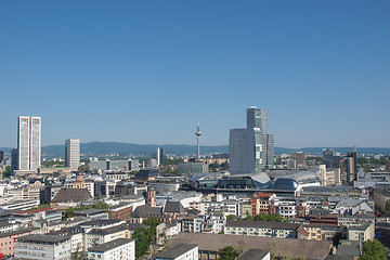 Image showing Aerial view of Frankfurt